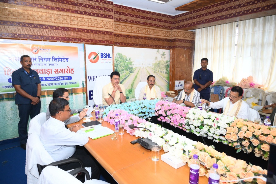 Tripura MP Calls for Stronger BSNL Network in Tripura’s Border, Hilly Areas