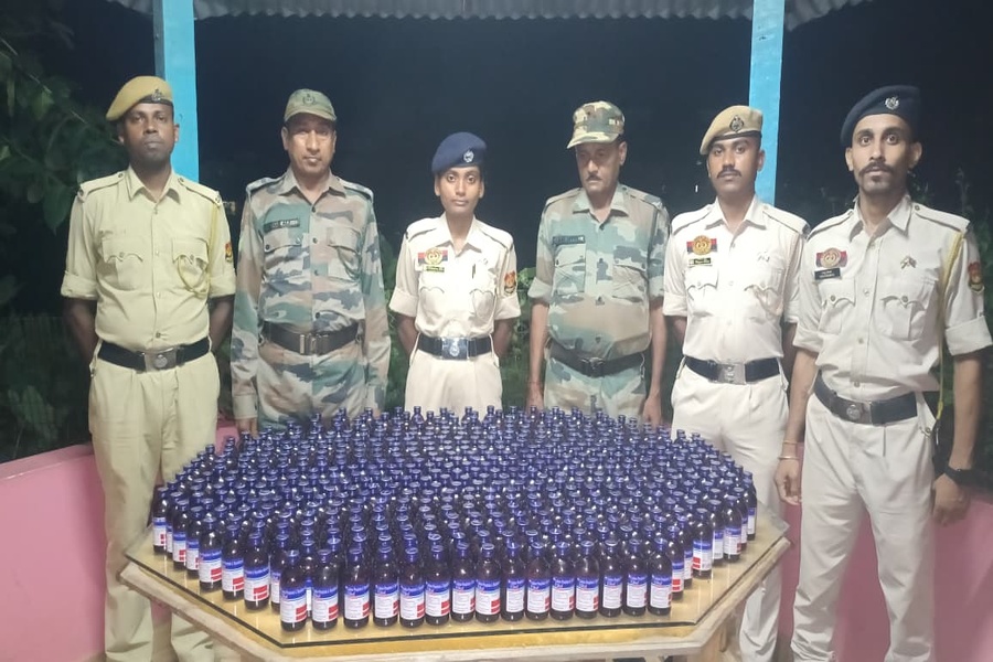 Tripura Police, BSF Foil Drug-Smuggling Attempts; Ganja and Cough Syrup Seized, three women held