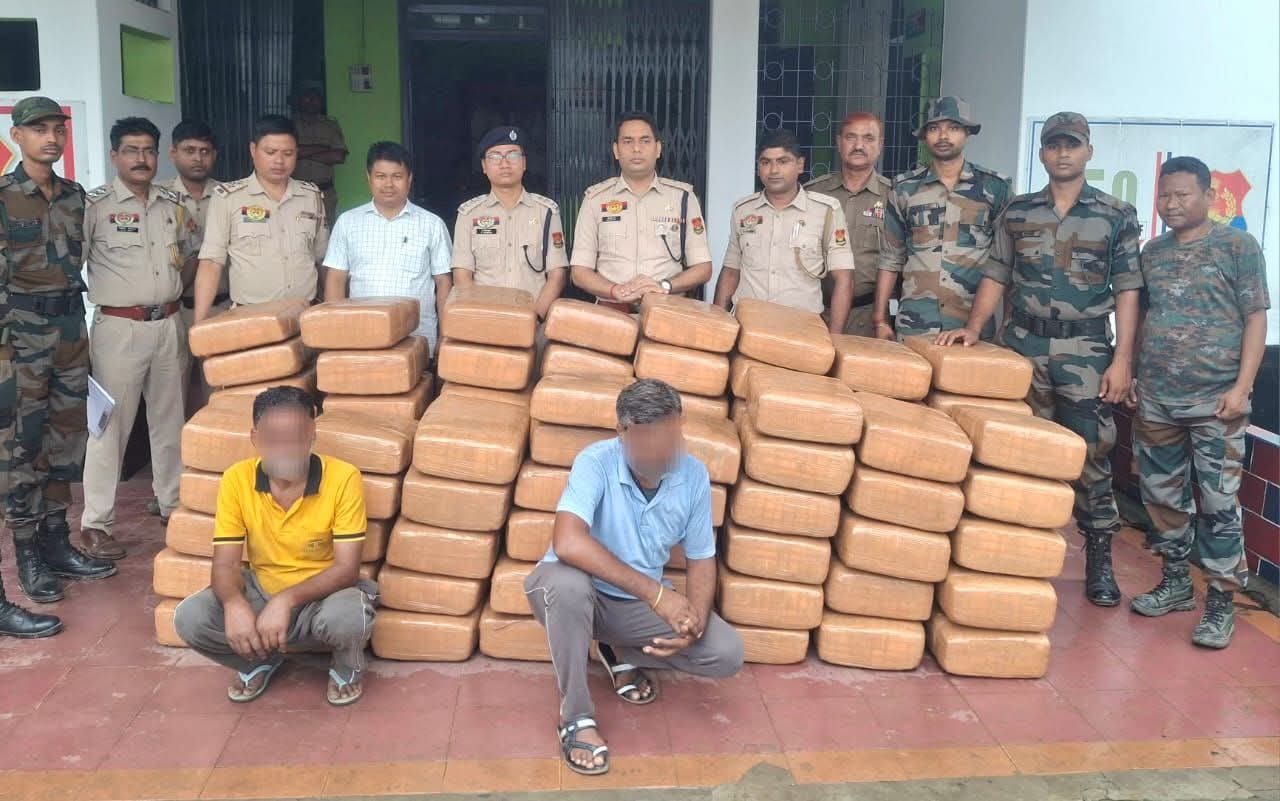 Tripura Police seize cannabis worth Rs 4 Crore enroute to Assam, two arrested