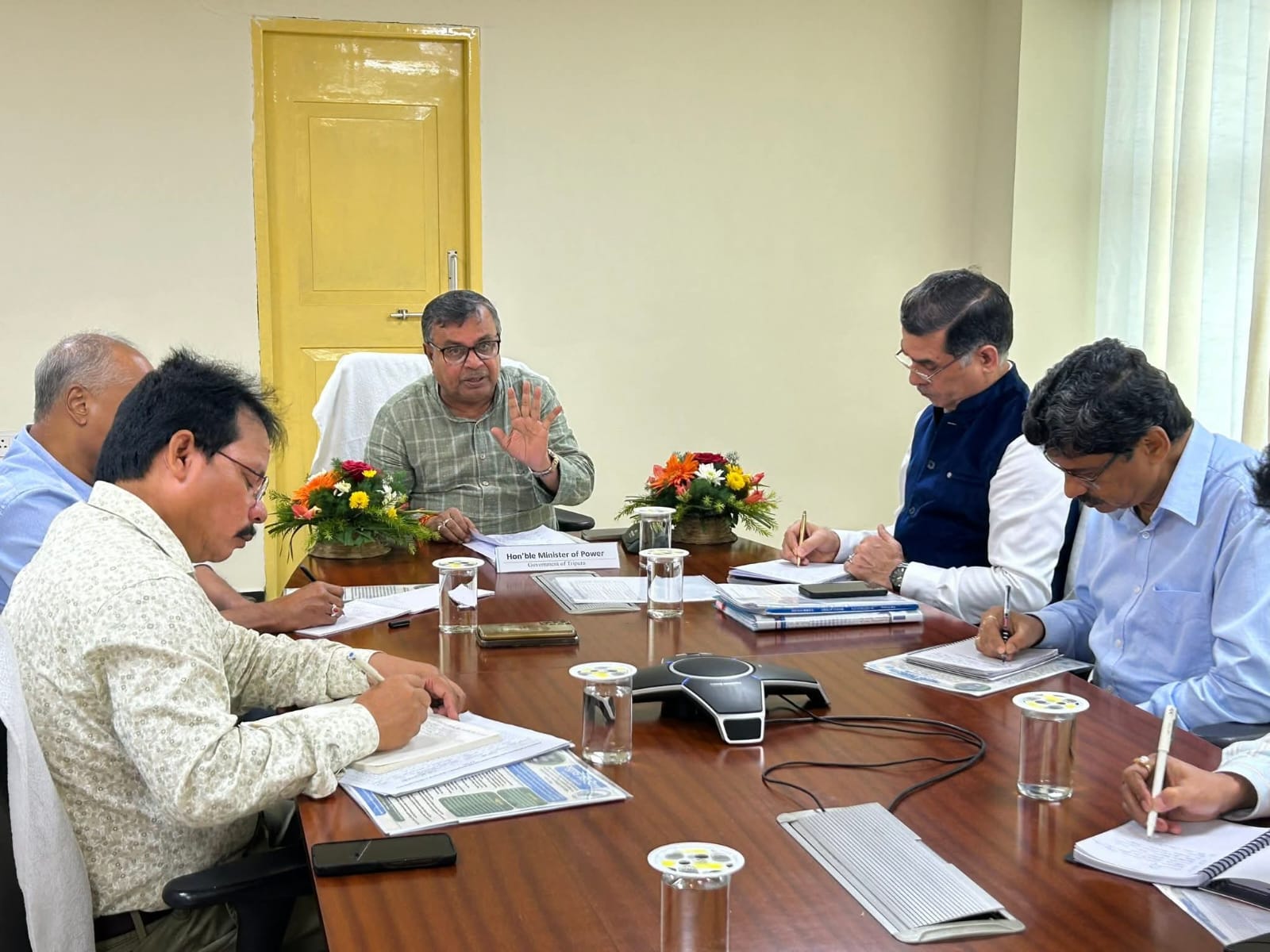 Tripura Power Minister orders 24x7 helpline in all sub-divisions