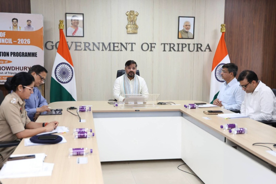 Tripura steps up road safety drive; Minister calls for joint efforts, honours life-saving Good Samaritans