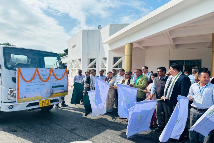 Tripura Takes Organic Produce to Europe, 18.7 MT Consignment Flagged Off