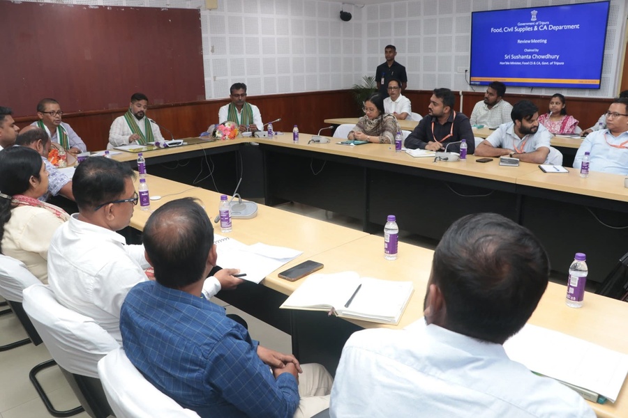 Tripura Tightens Measures Against Black Marketing of Essential Commodities : Minister