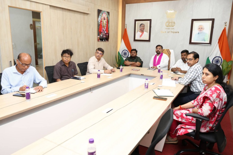 Tripura Tourism Minister Reviews Preparations for ‘Seva Jyoti Kalash Yatra’