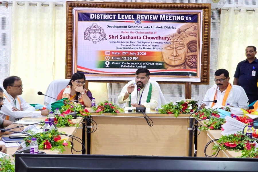 Tripura Tourism Minister Reviews Unakoti Development, Stresses Tourism-Led Growth and Employment