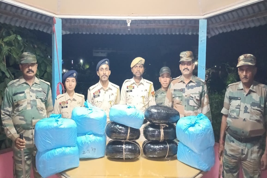 Tripura Police Seize 29.5 Kg of Unclaimed Ganja Worth Rs 5.9 Lakh in Sonamura