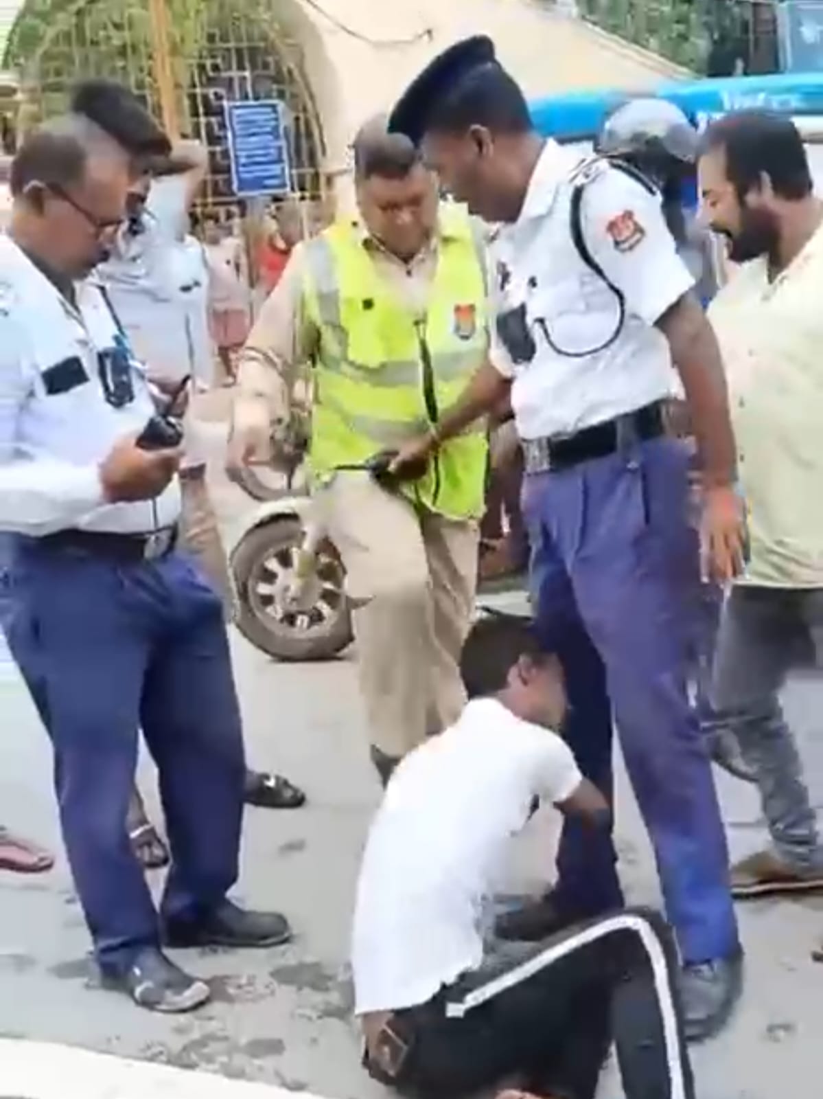 TSR ward boy suspended after video shows assault on man in Agartala