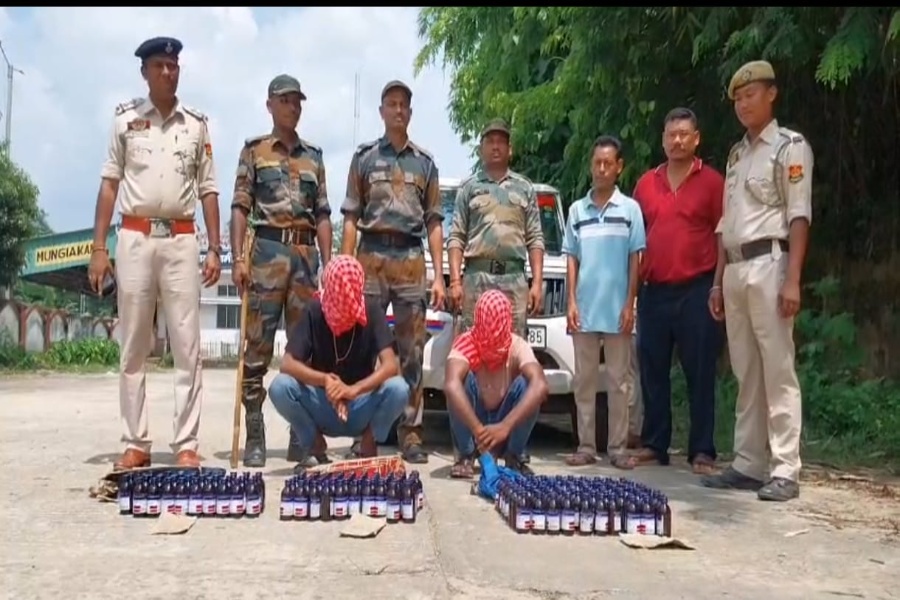 Two Bihar youths detained with banned cough syrup worth Rs 1 lakh in Khowai