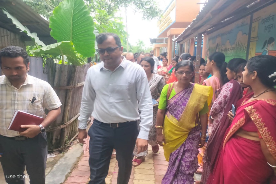 West Tripura DM Inspects Key Development Projects Across Jirania RD Block