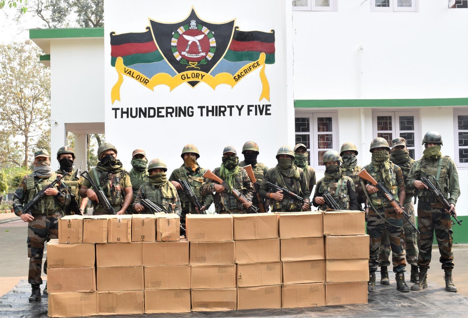 Assam Rifles Seizes Contraband Worth Rs 99 Lakh in Tripura