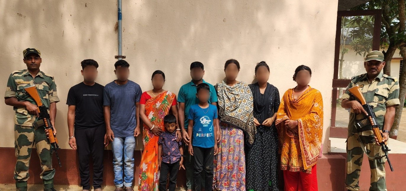 16 illegal Bangladeshi detained in Tripura in three operations
