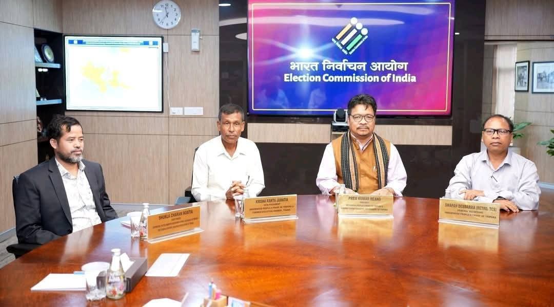 Tripura ruling ally IPFT urges ECI to ensure proper voter list scrutiny