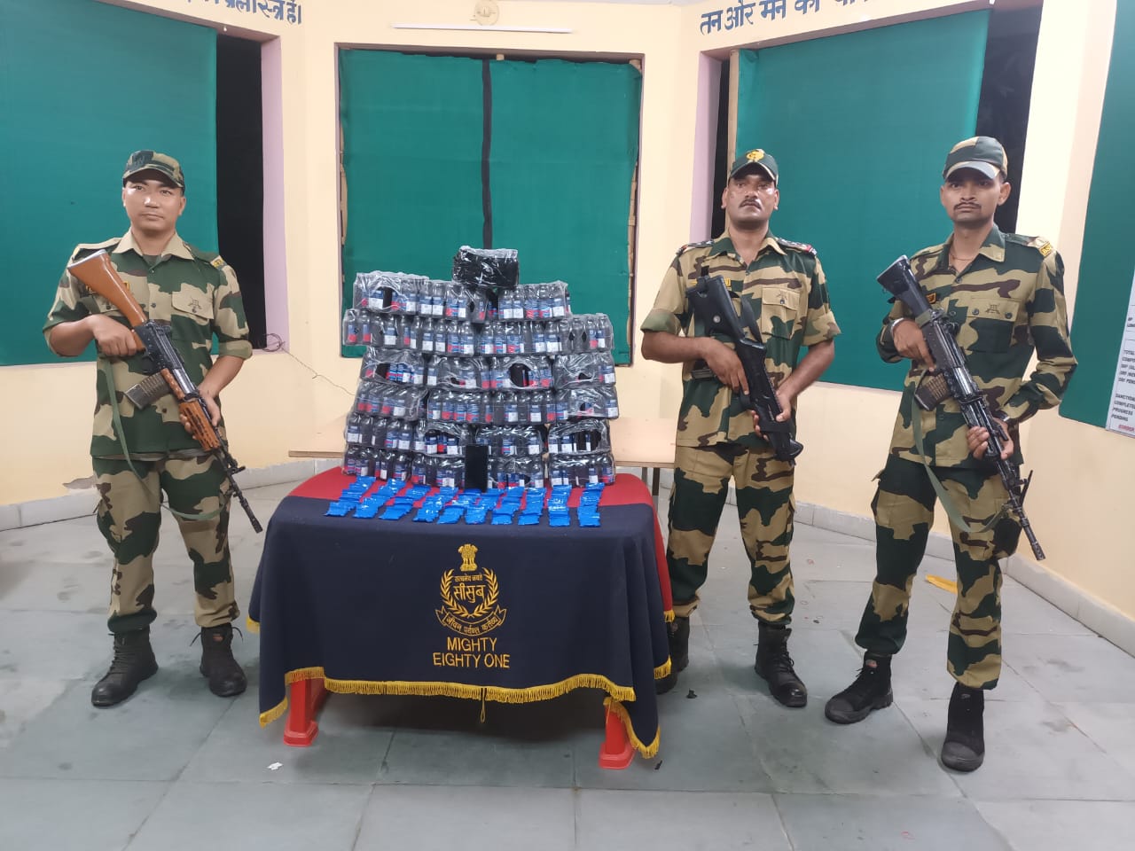 BSF seizes yaba worth Rs 1.12 crore in Tripura bordering village