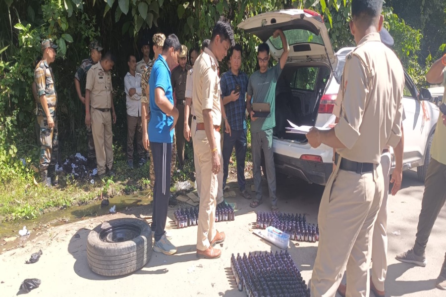 340 Bottles of Eskuf Syrup Seized from Hyundai Car in Ambassa, Driver Arrested