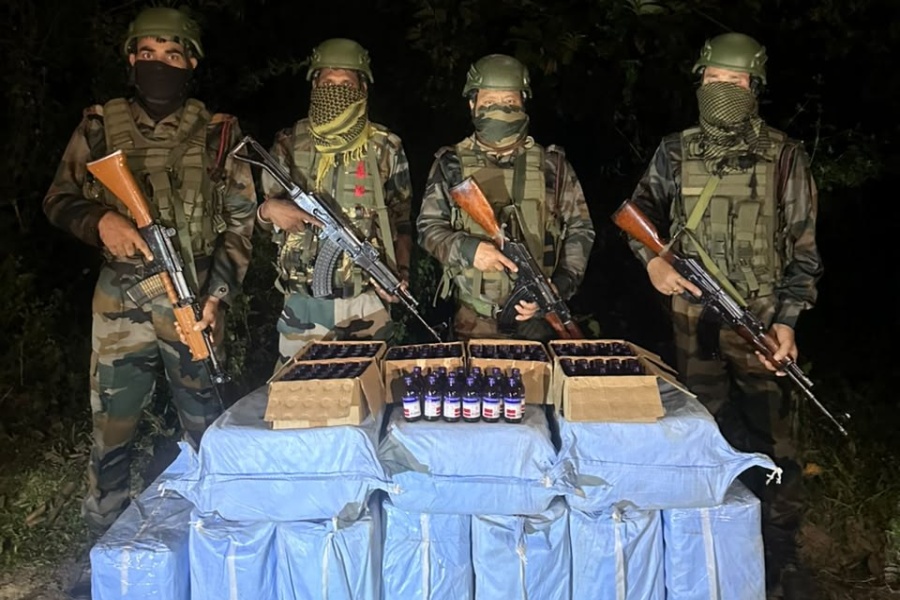 Assam Rifles Seizes ESCUF Syrup Worth Rs 15 Lakh in Tripura’s Khowai