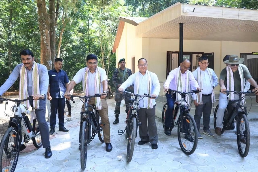 Tripura Forest Minister inaugurates Renovated TNTR Sepahijala Resort, e-bike service to boost eco-tourism