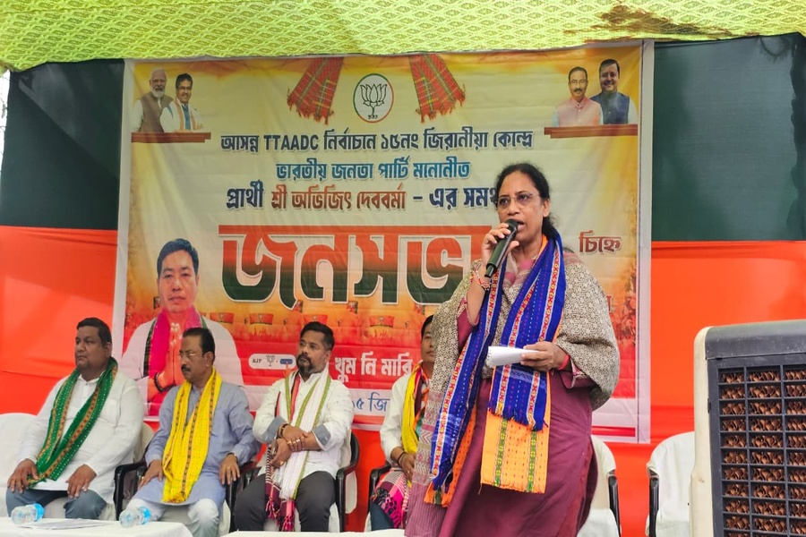 BJP National Vice President Lata Usendi appointed Election In-Charge for  TTAADC polls