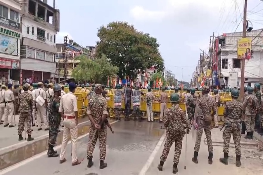 Youth Congress Protest over NEET issues in Agartala Turns Violent Near CM Residence; many injured