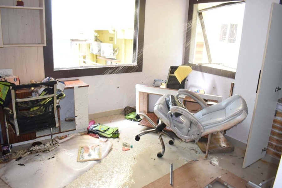 Sudden Explosion-Like Incident Rocks city, Several Apartments Damaged; two injured