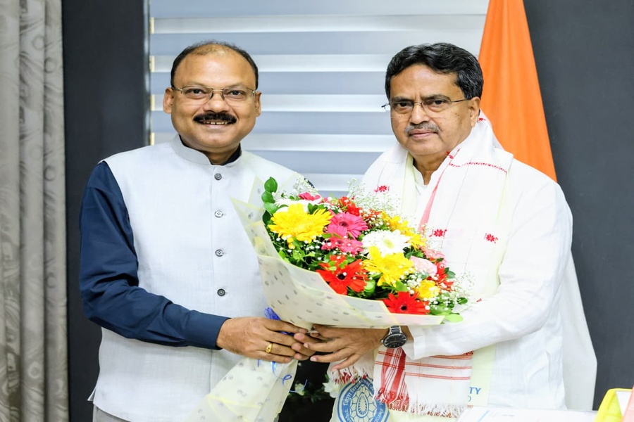 Tripura CM, New VC of TU holds meetin...