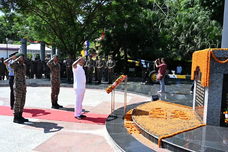 Tripura Governor pays tribute to Kargil Heroes to oberve 27th Kargil Vijay Diwas