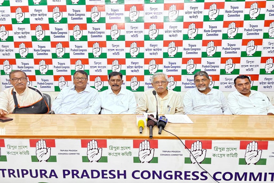 Tripura Congress to launch week-long agitation, alleges corruption in government and ADC administration