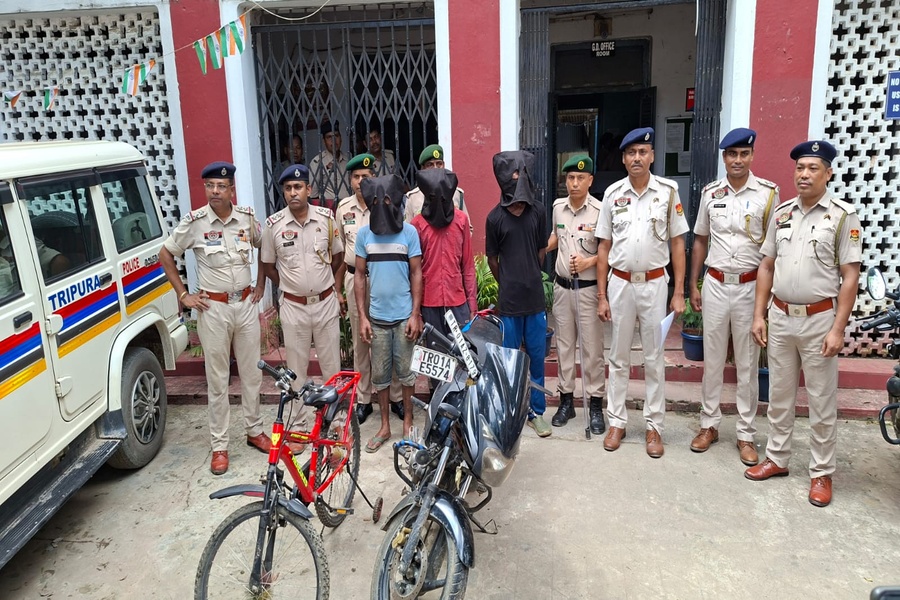 Police Nab Suspected Habitual Thief, Recover Stolen Bike in Agartala